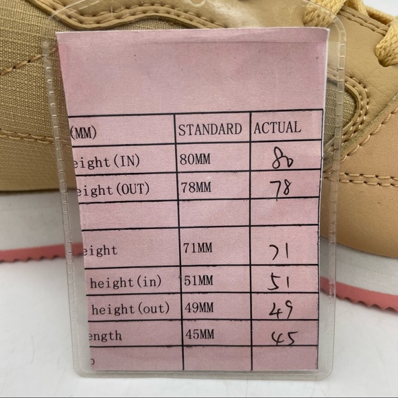 DC Skate Shoes Sand & Pink. Size 7 - Picture 9 of 9